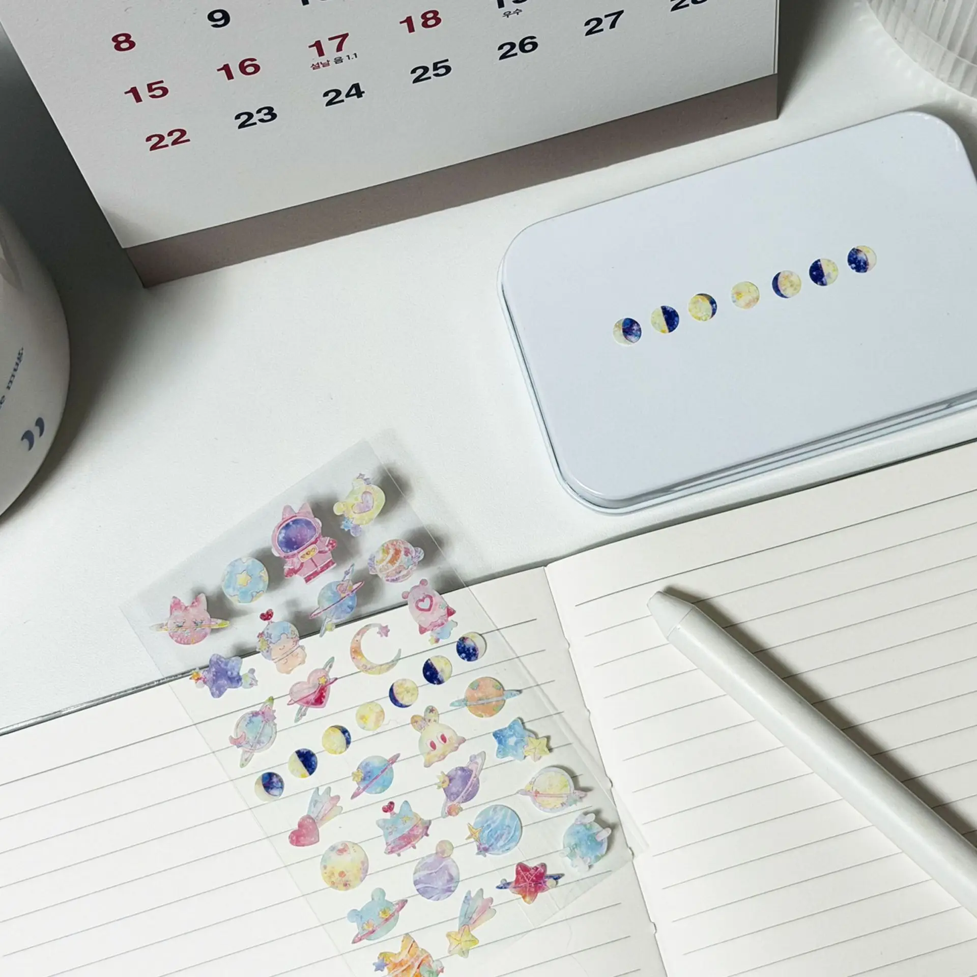 BONITO Mini Coffee Light Meal Space Cartoon Stickers Scrapbooking Diy Journal Diary Cute Stationery School Sticker Gift