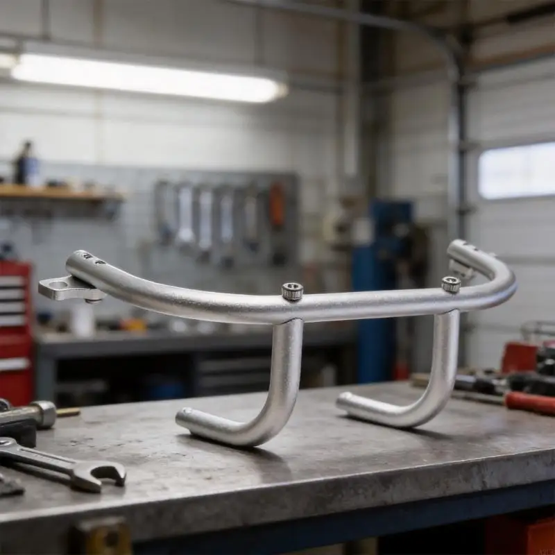 Solide Metall-Heckstoßstange für ferngesteuerte Fahrzeuge Maßstab 1:10. Verbesserte Konstruktion und dauerhafte Bauweise. – Detail 9