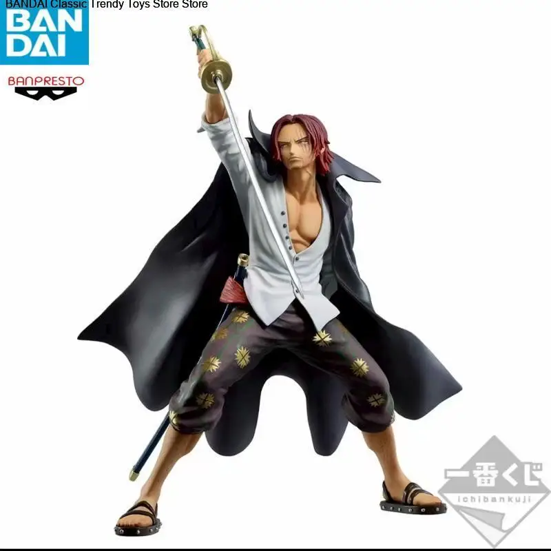 

BANDAI Ichiban Kuji Genuine ONE PLECE Dominance Dynamism F Prize Shanks Фигурка Модель Настольный орнамент Коллекционная фигурка Игрушка