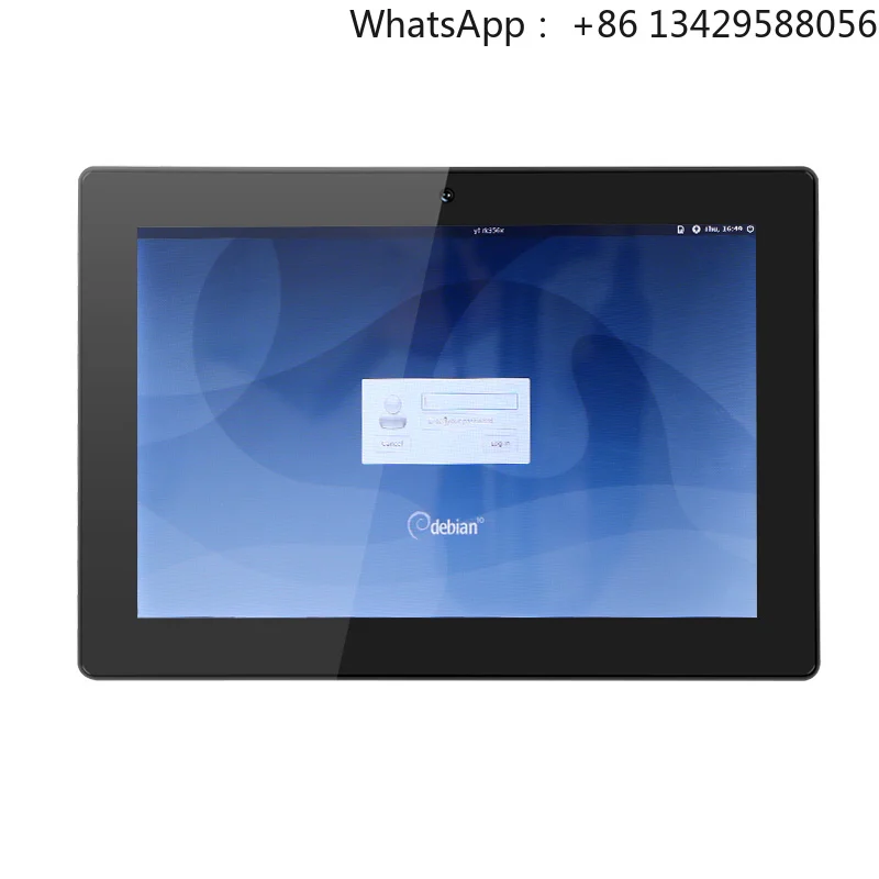 10-Inch Industrial Android Tablet PC 64-Bit Linux Debian PoE WiFi Ethernet USB Shockproof Wall Mount New 11 Debian 10 Support