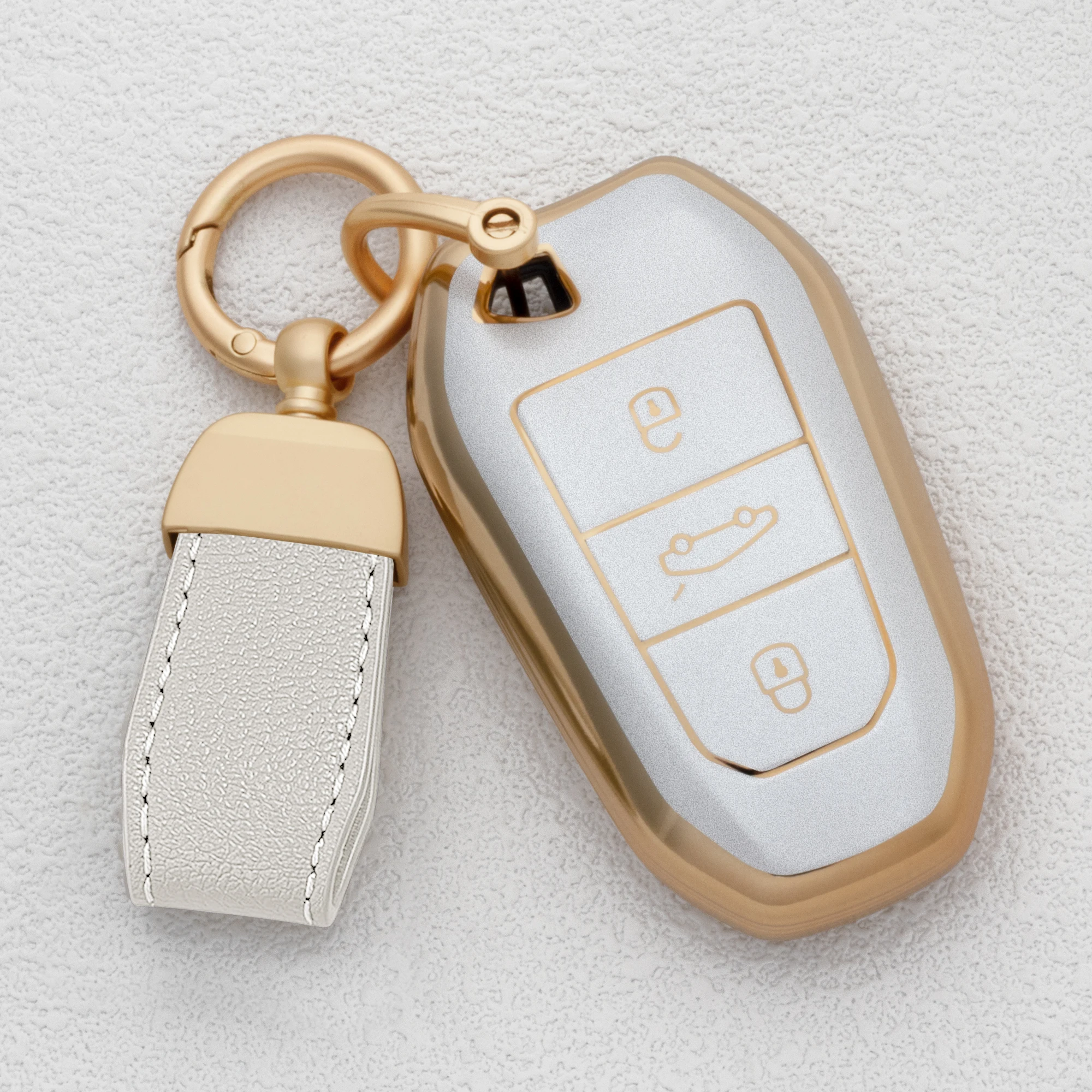 Car Key Case For Citroen C3 C5 C4 X Jeep Avenger Peugeot 208 308 408 508 2008 3008 5008 Car Style Good Quality Accessories