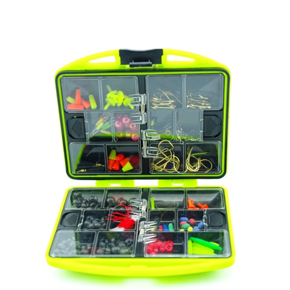 New Arrival Rock Fishing Accessories Box Surf Casting fishing tackle box Swivel Jig Hooks fishing tools set