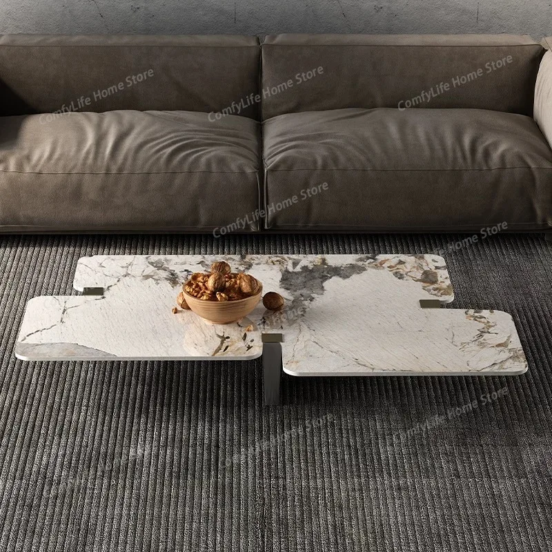 

Italian Desinger Coffee Table Minimalist Standing Modern Decoration Coffee Table Unique Aesthetic Couchtisch Home Furniture
