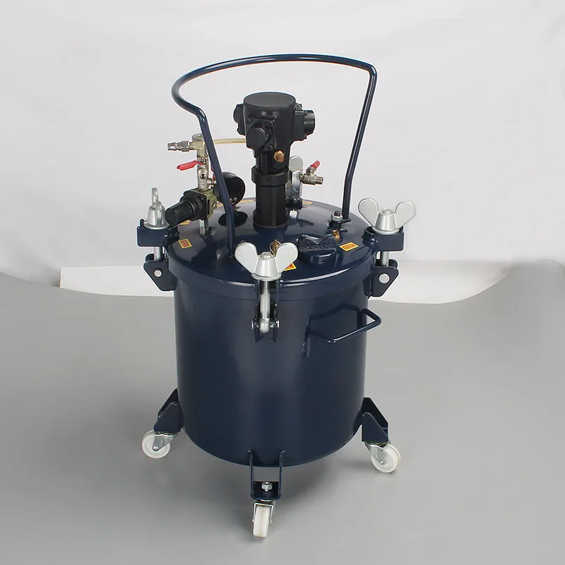 Factory Direct 304 Stainless Steel 20L Pressure Tank Pneumatic Mixer for Painting Dispensing Machine