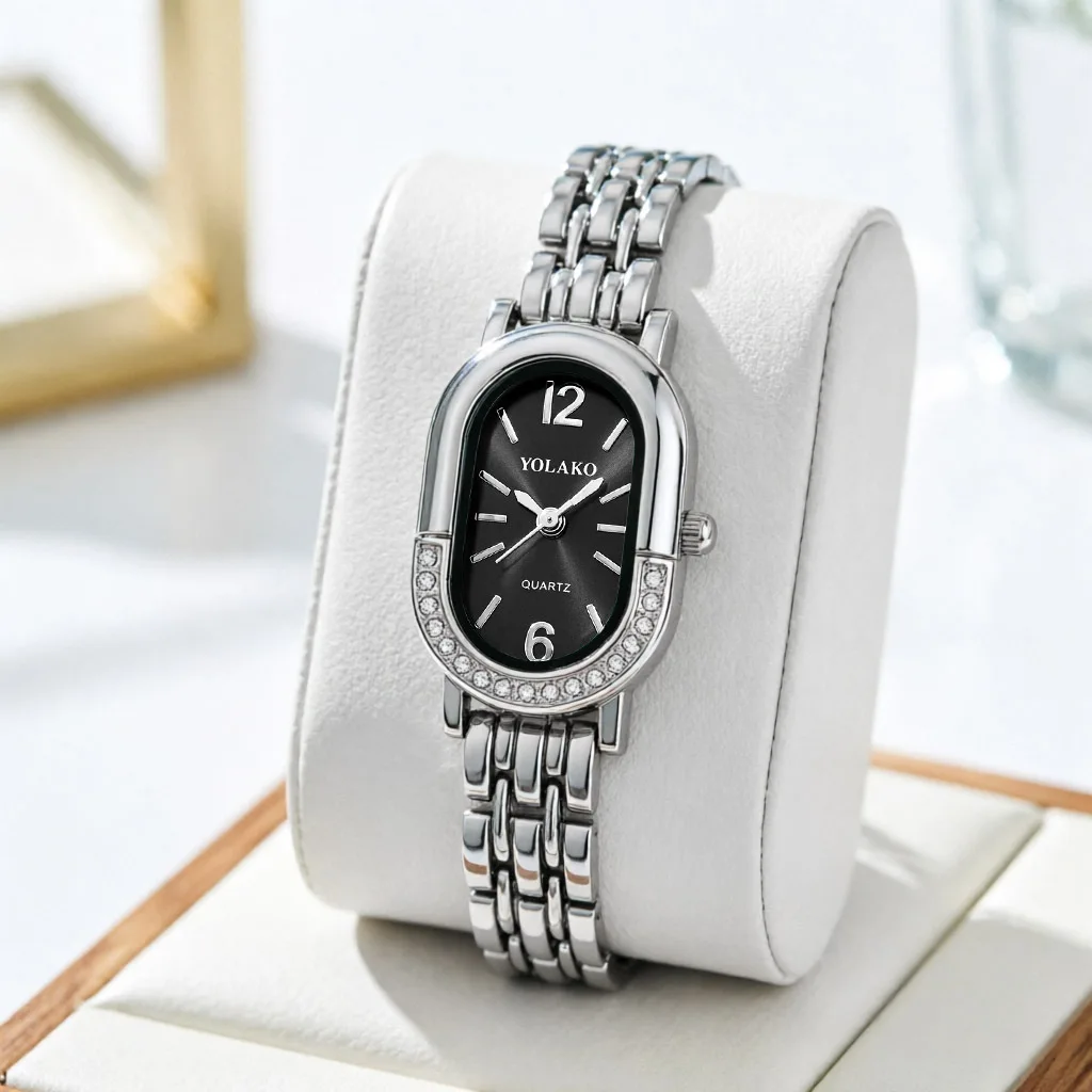 1pc Ladies' Elegant Pointer Quartz Watch Suitable For Valentine's Day, Christmas, New Year's Day, Gifts For Friends And Family