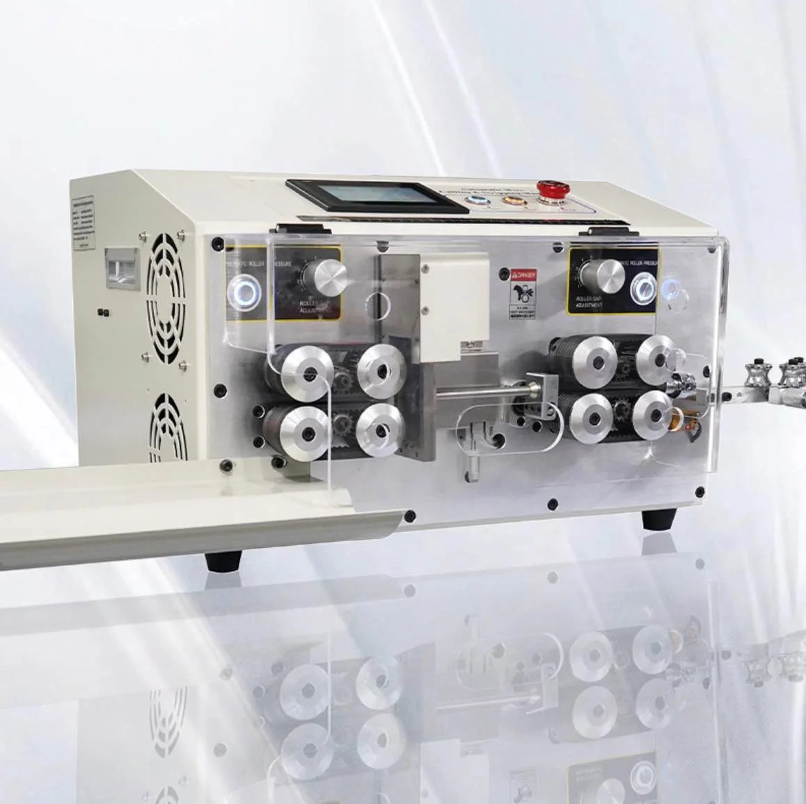 Automatic Jacket Cores Cable Cutting And Stripping(outer&inner) Machine