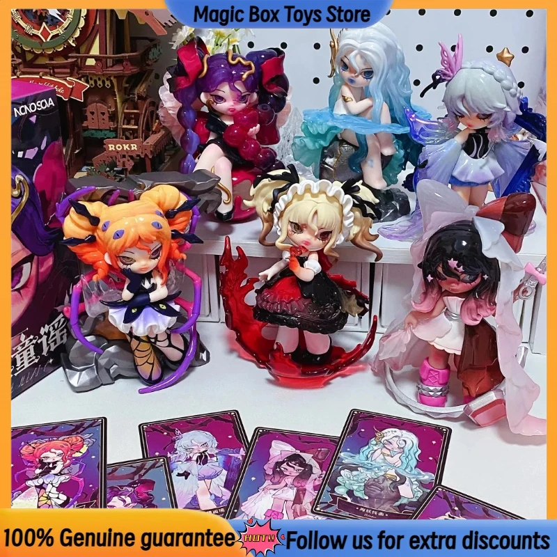 

Nono Sova Nightmare Lullaby Series слепая коробка крутые фигурки сестры украшения модные игрушки Nono Sova Mystery Box подарок на Хэллоуин