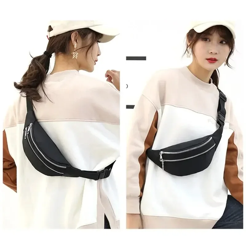 Fashion Travel Shoulder Purse Belt Bag Fanny Pack Women Waist Bag Men Belt Pouch Female Banana Bag Waterproof Phone Bag