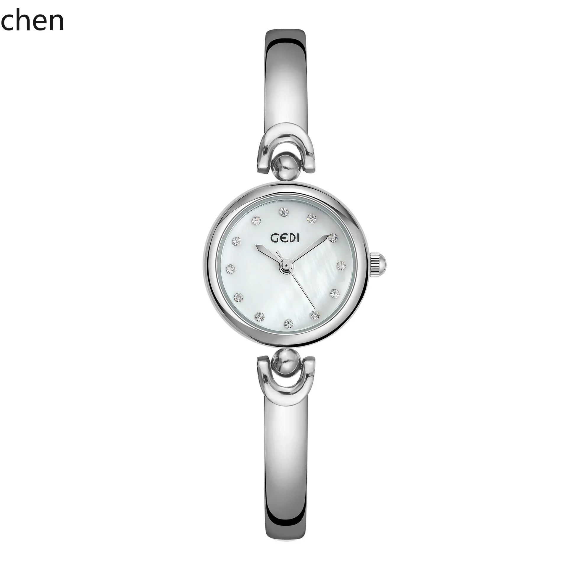

9 minimalist design compact exquisite round dial bangle watch fashionable korean style versatile quartz watch