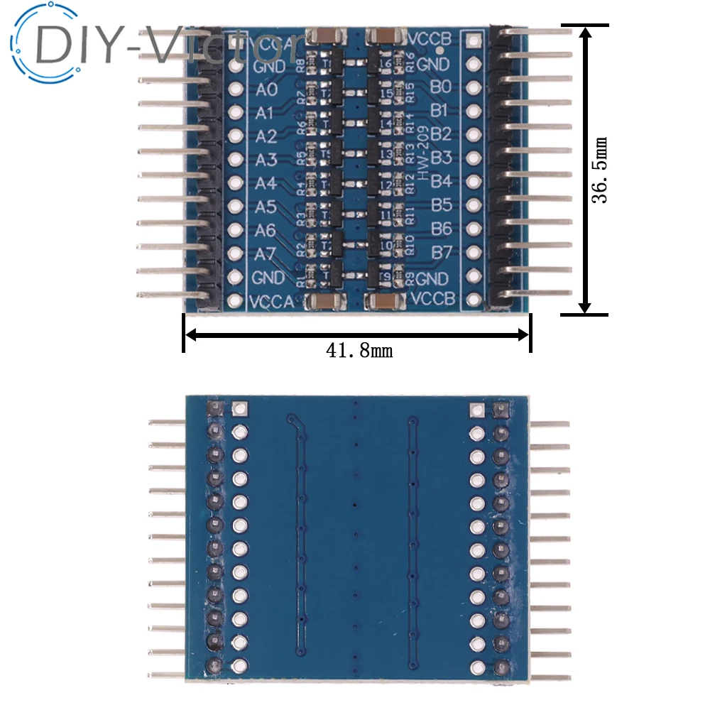 2/4/8 Channel IIC I2C Logic Level Converter Bi-Directional Board Module 2 4 8 Way DC 3.3V/5V With Pins For Arduino Raspberry Pi