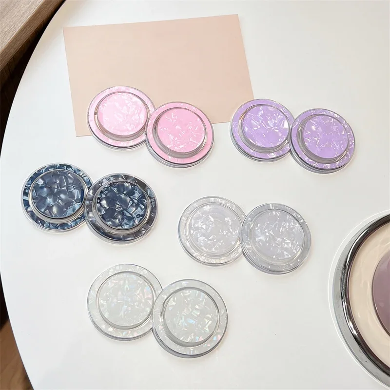 

Роскошный блестящий корпус для Magsafe, магнитная ручка для телефона, кронштейн, подставка, держатель, кольцо на палец, чехол с узором ракушки, задняя поддержка