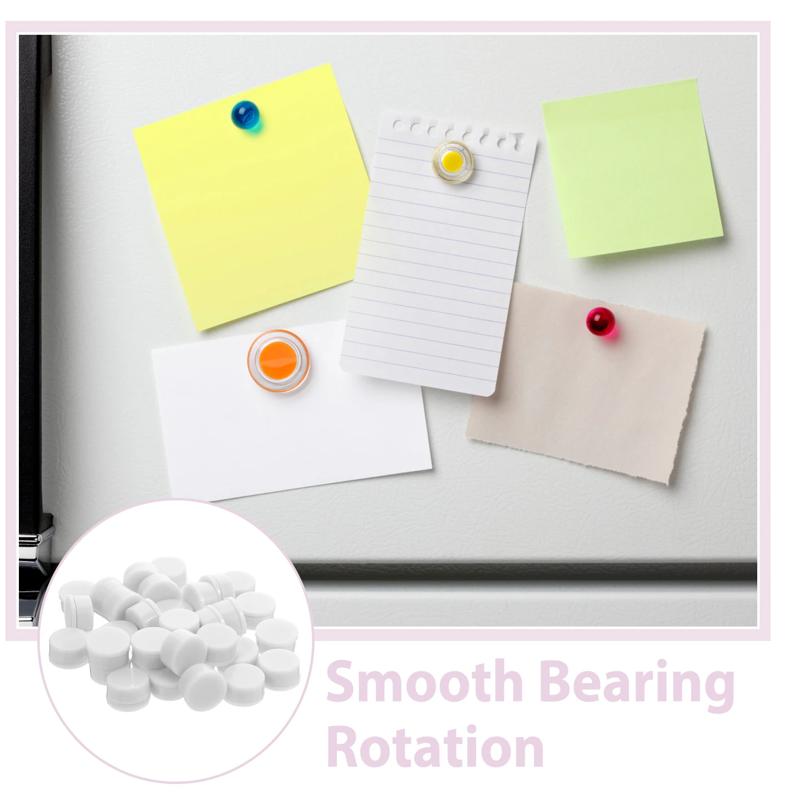 100개입 풍차 공예 베어링 미니 스위블 베이스 정밀 회전 베이스 DIY 공예 프로젝트 수제 장식품