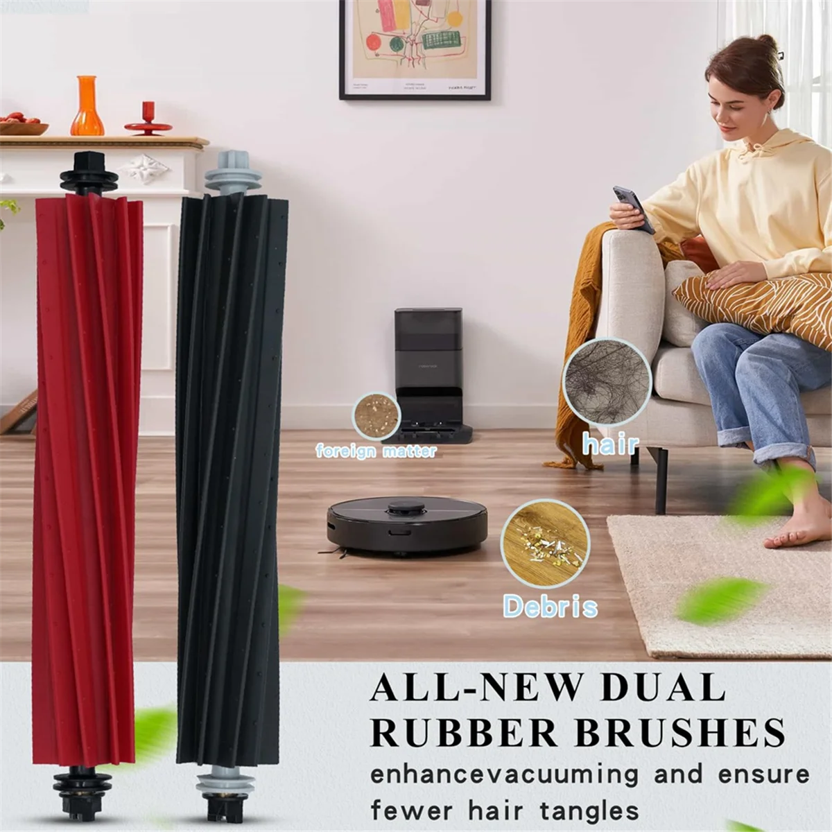 ل Q8 ماكس Q8 ماكس + Q5 برو Q5 برو + روبوت استبدال جزء فراغ الجانب الرئيسي فرشاة فلتر Hepa ممسحة كيس لجميع الغبار