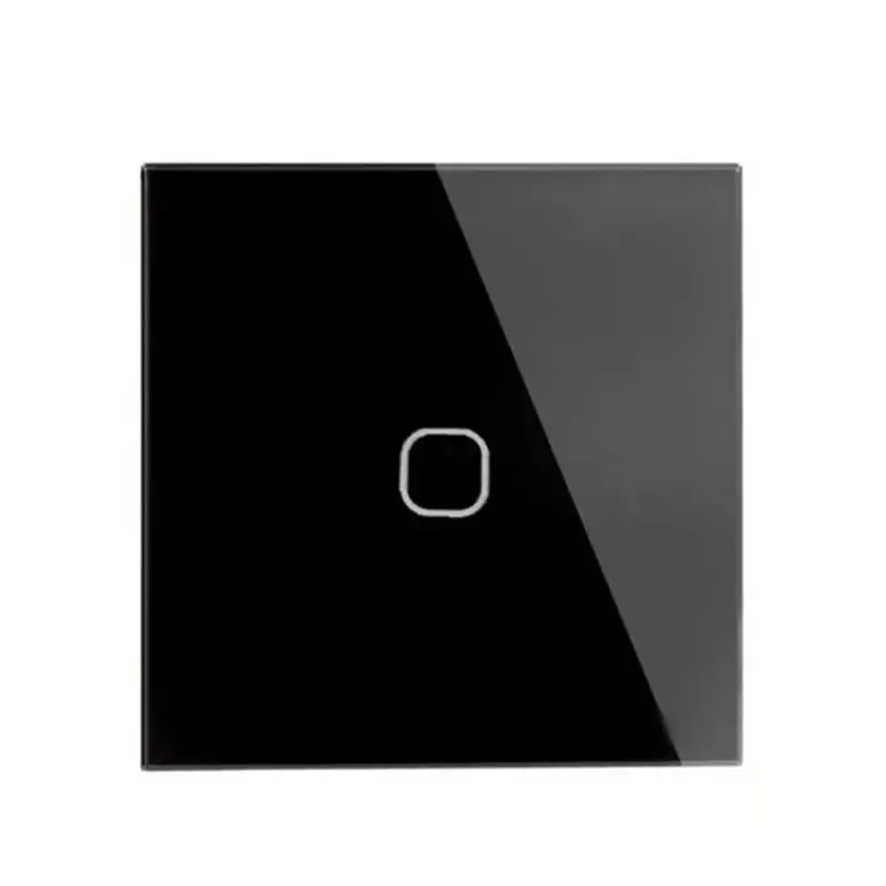 EYFL-1 Gang 1 Way Glass Panel Wall Light Switch