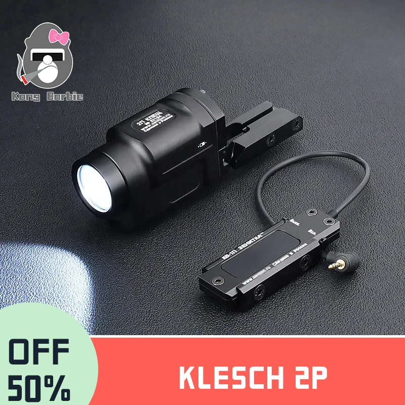 

Zenitc K-2P KLESCH 2P AK-SD Powerful Airsoft Strobe Flashlight AR15 Rifle Weapon Gun Light Scout Torch Fit 20mm Picatinny Rail