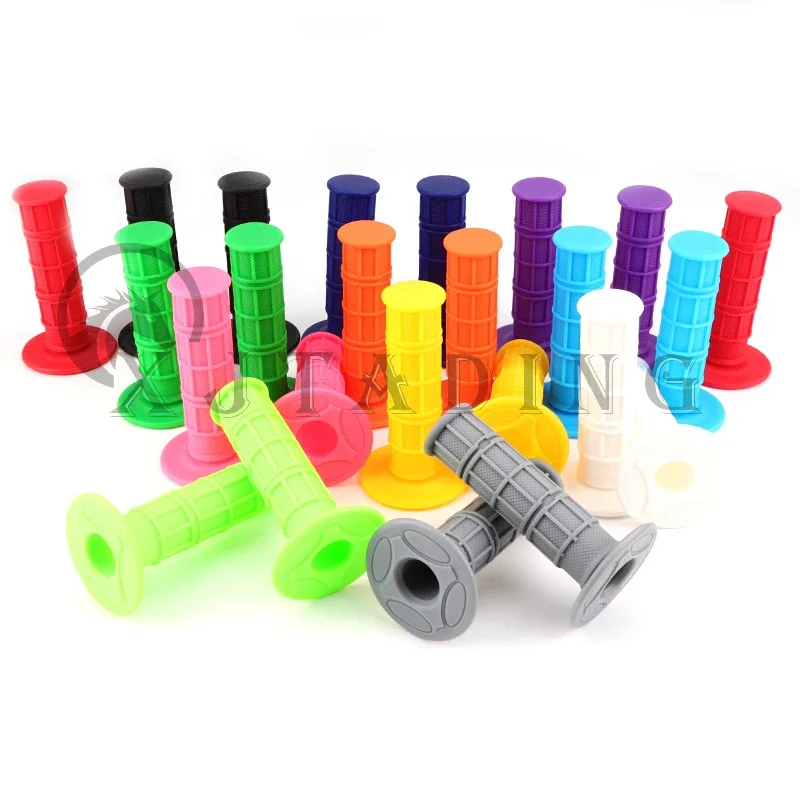 Universal 7/8\'\' 22mm Handle Grips Dirt Pit Bike Motorcycle Motocross Motorbike Handle Bar Grips For Yamaha Kawasaki Suzuki Honda