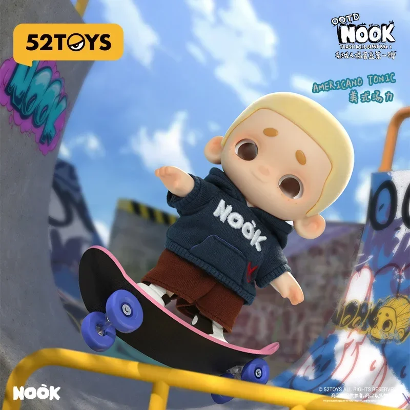 52TOYS NOOK OOTD PLUSH DOLL BLIND BOX 1 Series Mystery Box Genuine Blind Box Guess Toys Bag Ornament Figurines Home Decor Deskto