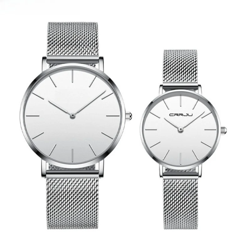 CRRJU/Kajun2185Men's Watch Watch Women's Fashion Couple Watch Simple Men's Watch Quartz Watch