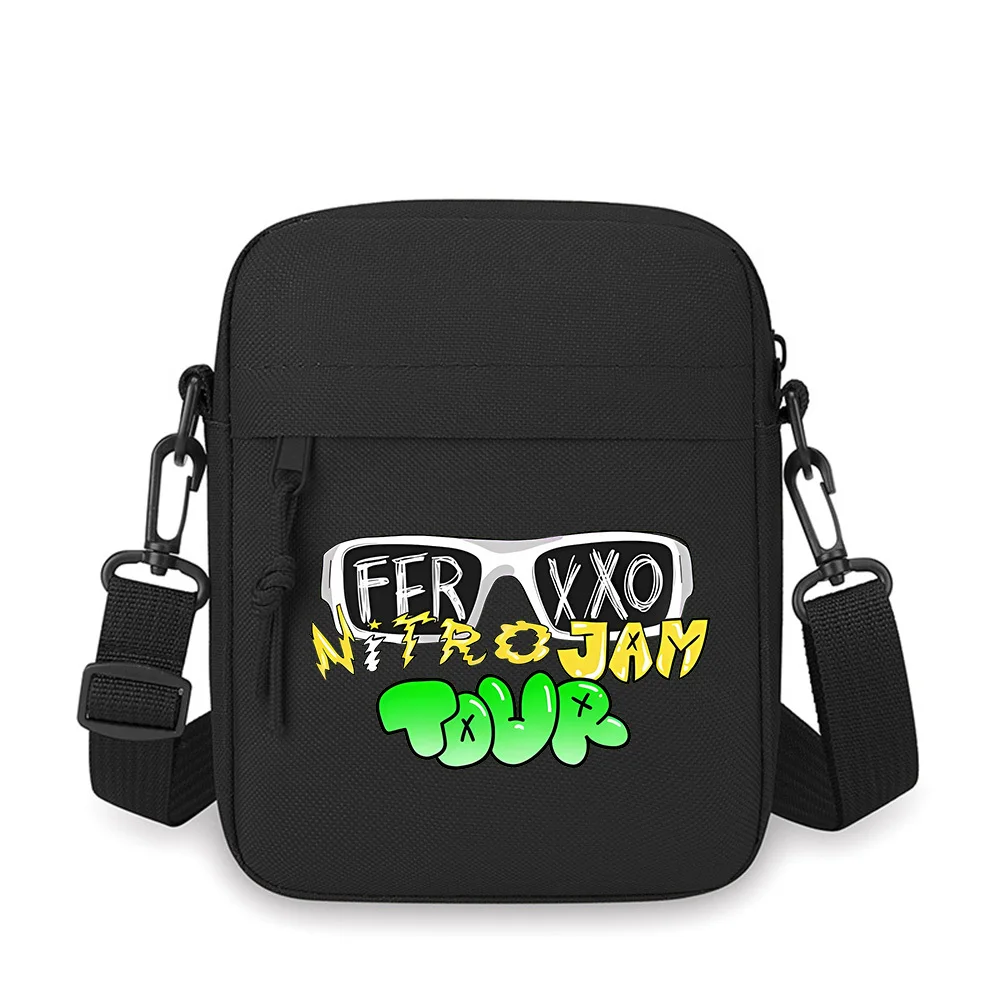 Cool Glasses Nitro Jam Tour Graffiti Men Crossbody Bag Single Shoulder Women Cartoon Anime Film Printing Design Unisex