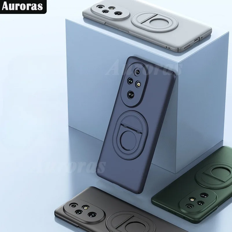 

Auroras For Honor 200 Pro Case Magnetic Ring Ultra-Thin Smooth Shockproof Hard Shell For Honor 100 Pro Cover Funda Capa