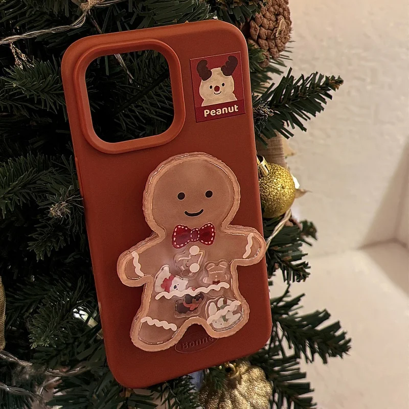 الكورية الكرتون الزنجبيل رجل قبضة توك Griptok حامل هاتف حامل دعم آيفون 15 سامسونج العالمي Accessoriess حامل