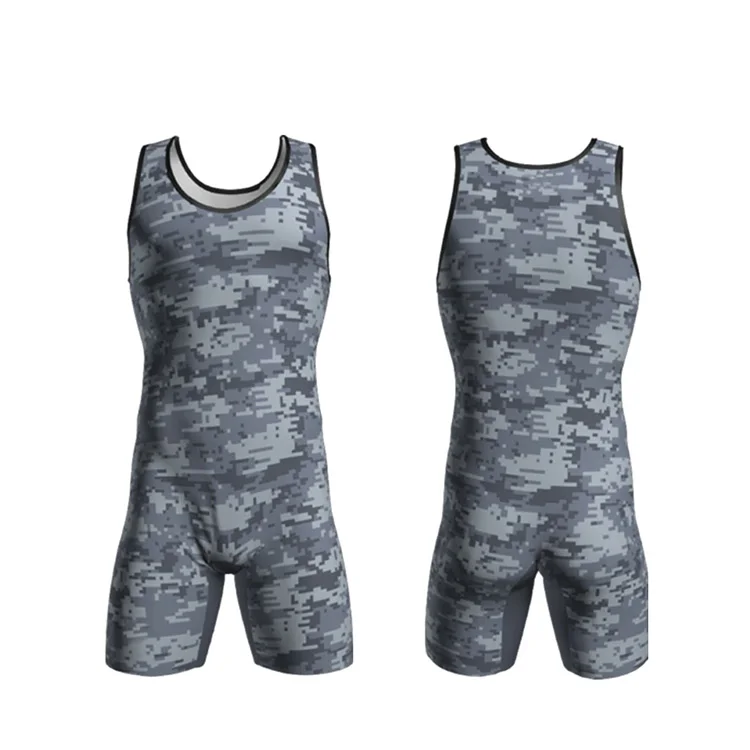 

Youth and Adult Wrestling Singlets Camouflage Running Wear Suit USA Triathlon Bodysuit Iron WWE Swimwear Gym Fitness Skinsuit