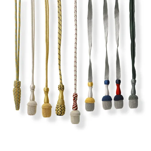 Imagen 2 del producto Auténtico nudo de espada militar, adorno de sable de alambre de lingotes, accesorio de borla de flecos de espada de estoque hecho a mano