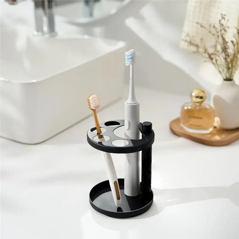 [Annual Offer] Ventilated For Bathroom Organizer Holder Stand For Electric Toothbrushes, Toothpaste, Razors& Small Comb