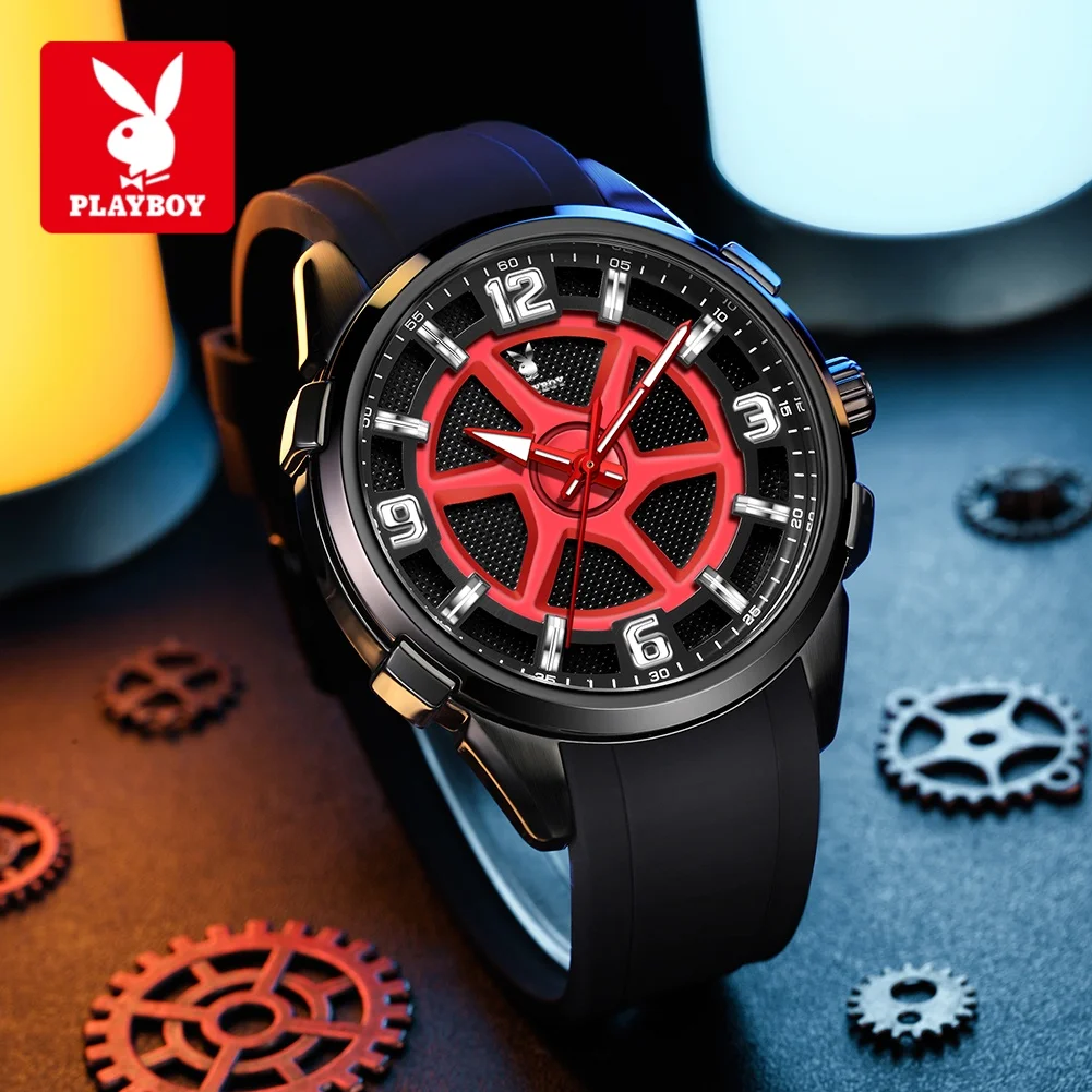 playboy-men's-watch-luxury-quartz-watch-silicone-strap-waterproof-luminous-sports-wristwatch-for-male-original-brand-3519