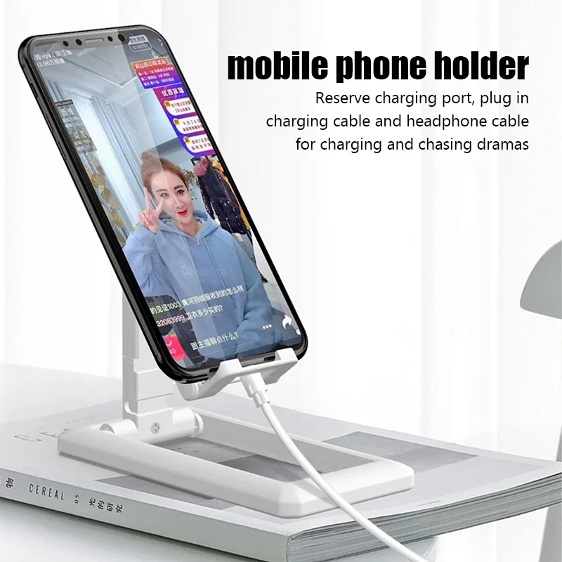 Portable Tablet Mobile Phone Desktop Holder for iPad iPhone Samsung Desk Phone Stand Adjustable Desk Bracket Smartphone Stand