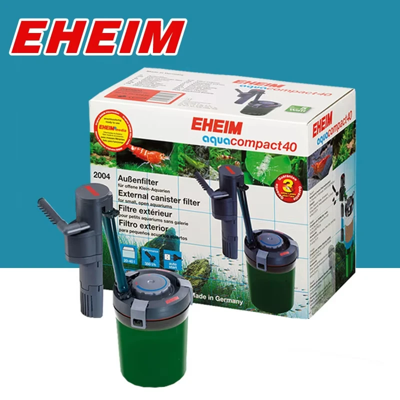 EHEIM AQUA COMPACT 40/60 Fish Tank Aquarium Small External Wall-mounted Filter Compact Barrel Automatic Start Filter