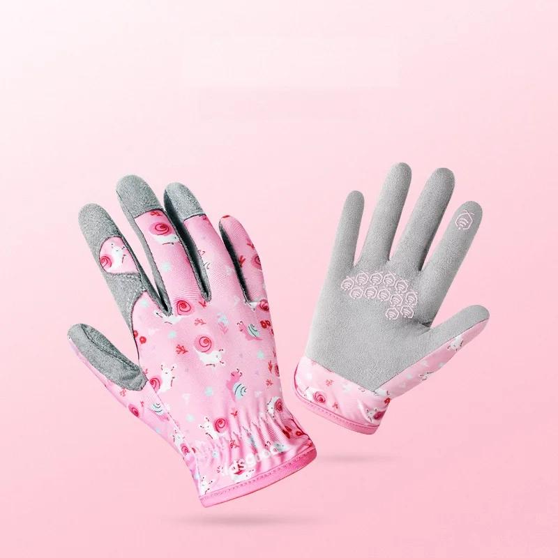 

Детские перчатки из ледяного шелка для защиты от солнца, для активного отдыха, велоспорта, спорта, противоскользящие, для мальчиков и девочек 6-10 лет