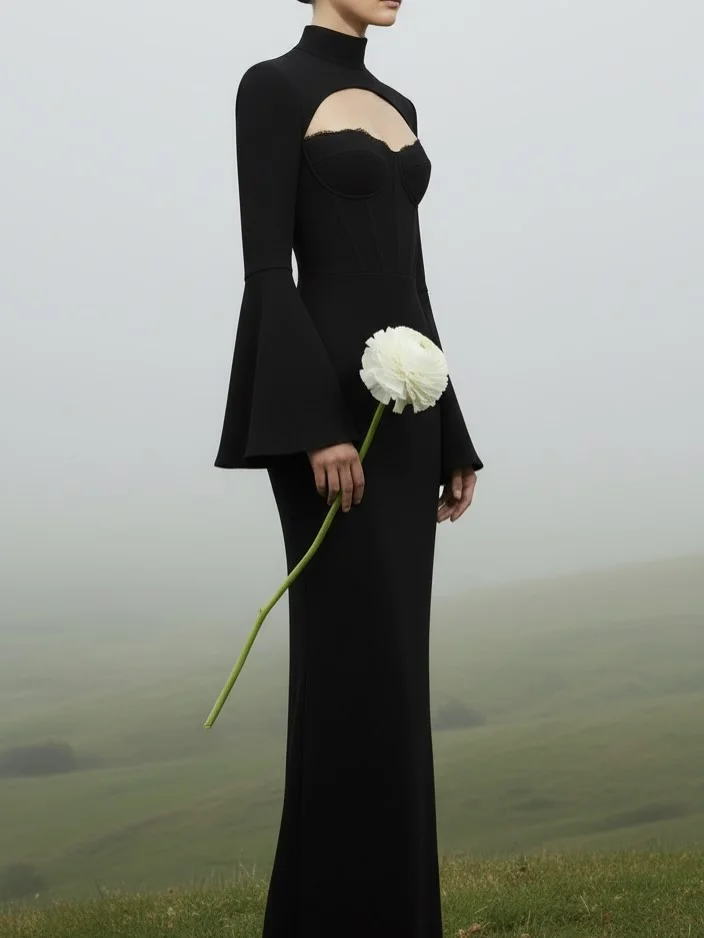 Evening Luxury Party Dresses Dubai Halter Backless Mermaid Vintage Formal Occasion Prom Gowns Black Customized أطقم فسات