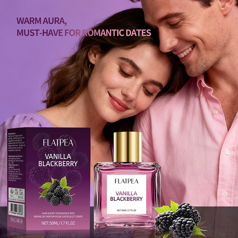 French Vanilla Blackberry Floralfruity Perfume  Premium Unisex Natural Berry Eau De Toilette  Lasting Fresh Scented Card Perfume