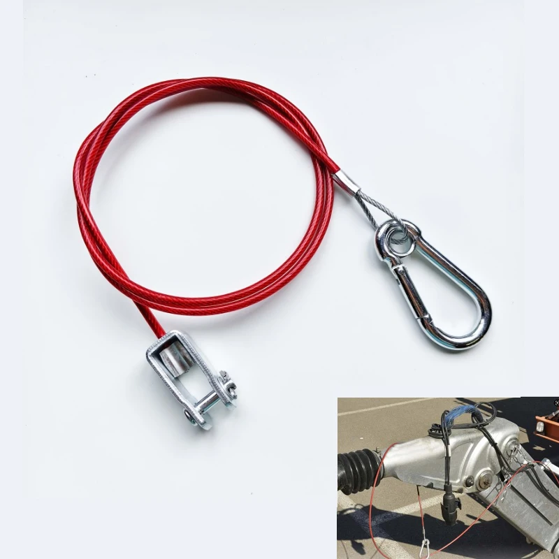 

Stainless Steel RV Rope Trailer Breakaway Rope Trailer Caravan Brake Away Breakaway Safety Cable Braked Hitch Accessories Parts