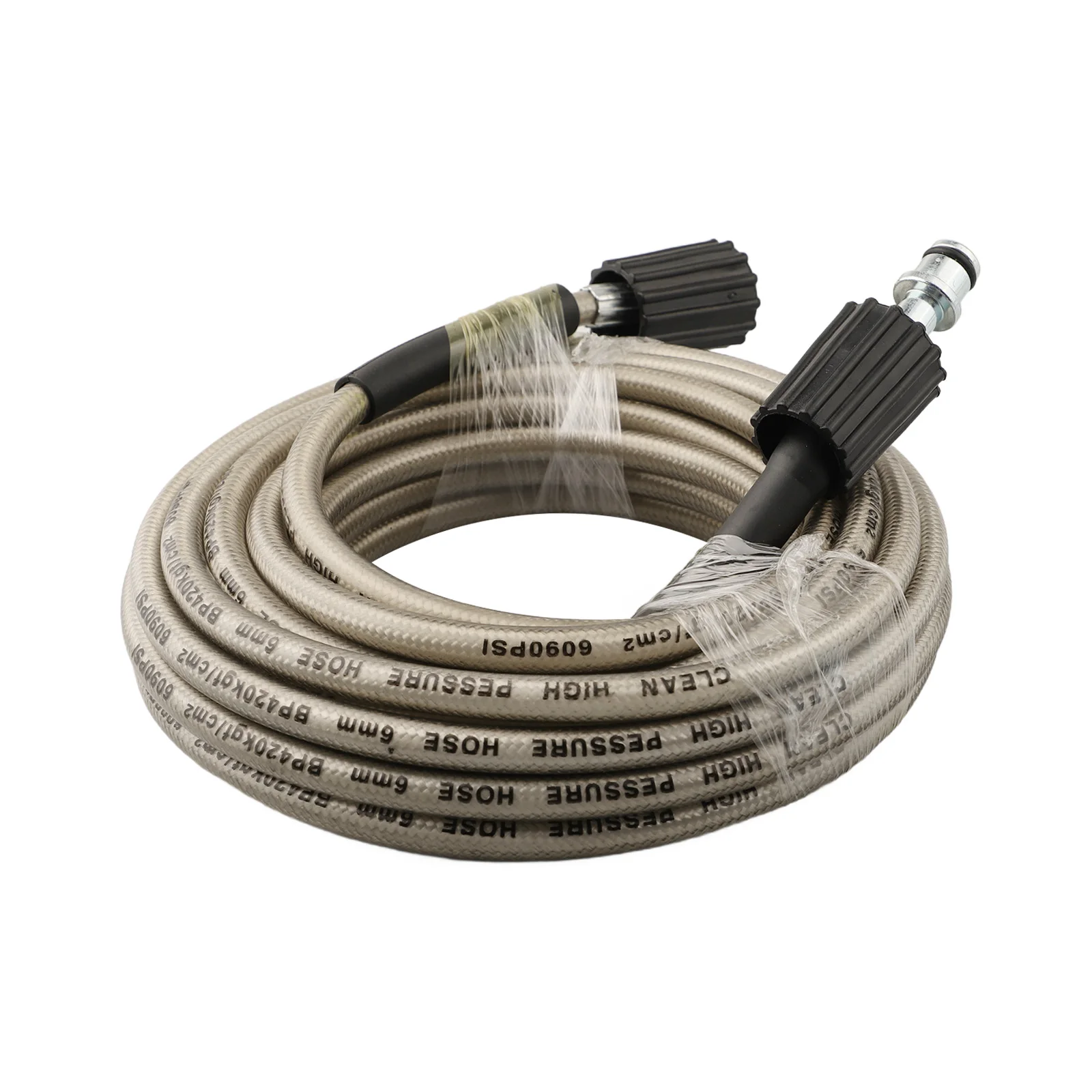 Polytetrafluoroethylene High Pressure Washer Hose 10M Replacement Extension with Secure M22 Ends for Optimal Performance