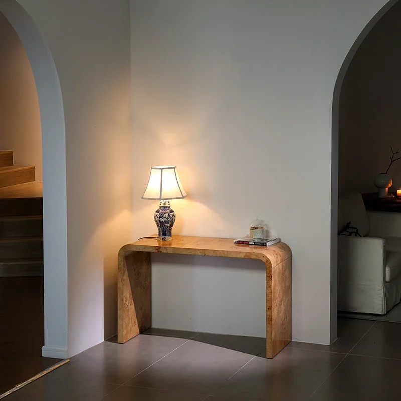 Tumed bark dresser entrance table French medieval style entrance hall living room long case desk desk