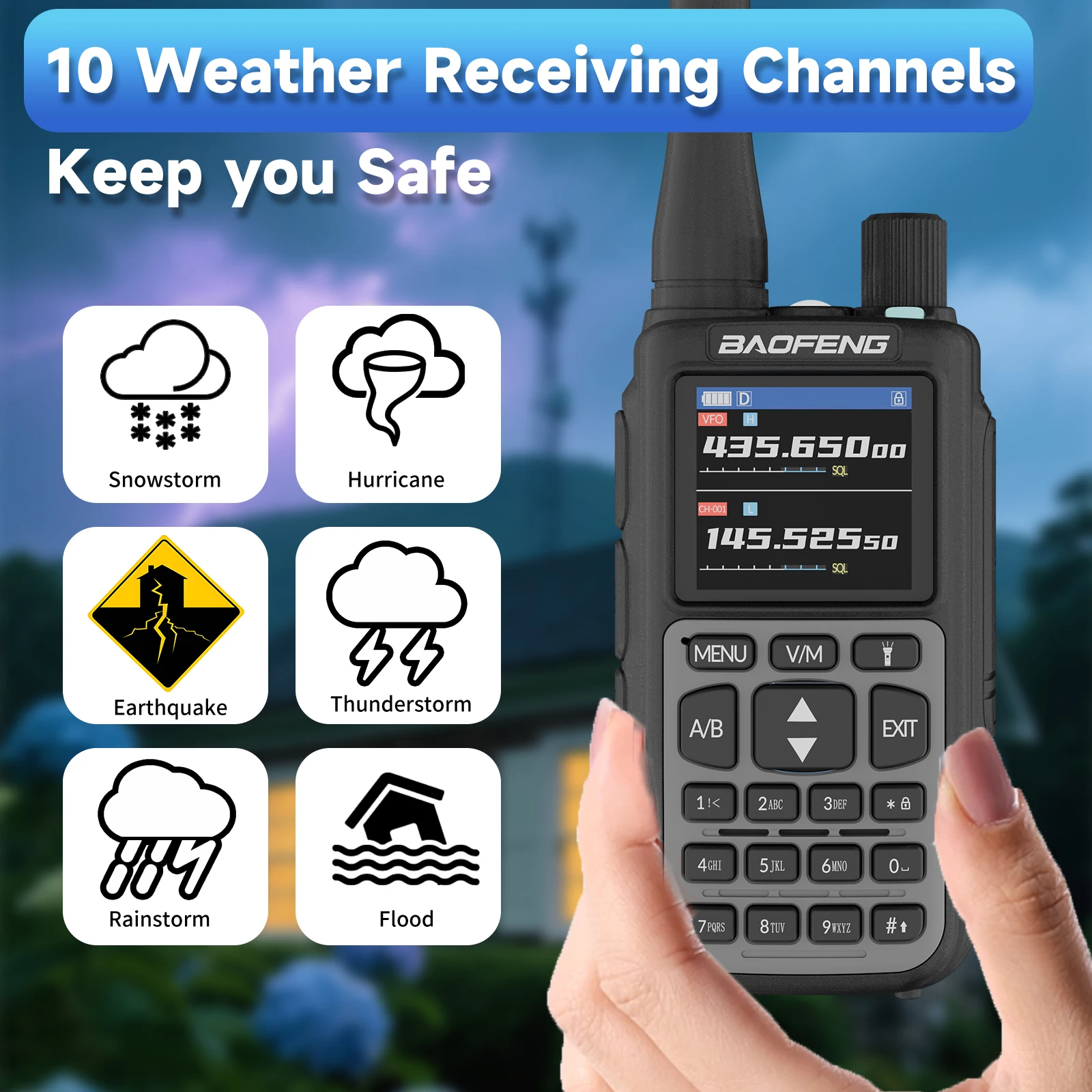 2pcs/Pack BAOFENG UV-5R mini-5 Air Band receive VHF UHF dual band Transmit & Receive FM Amateur Ham VOX Walkie Talkie 2200mAH