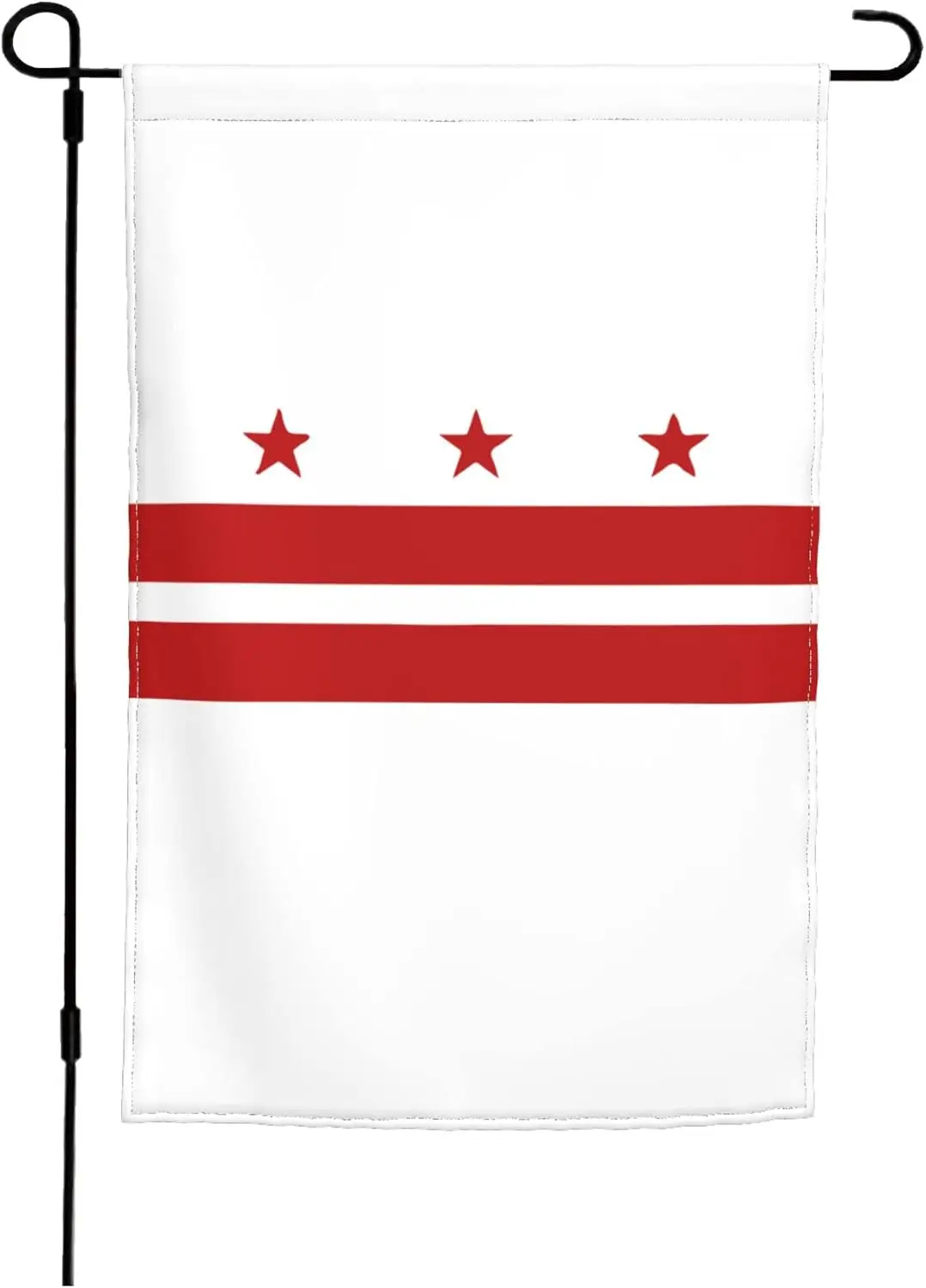 Patriotic State Flag of Washington D.C. Garden Flag 12x18