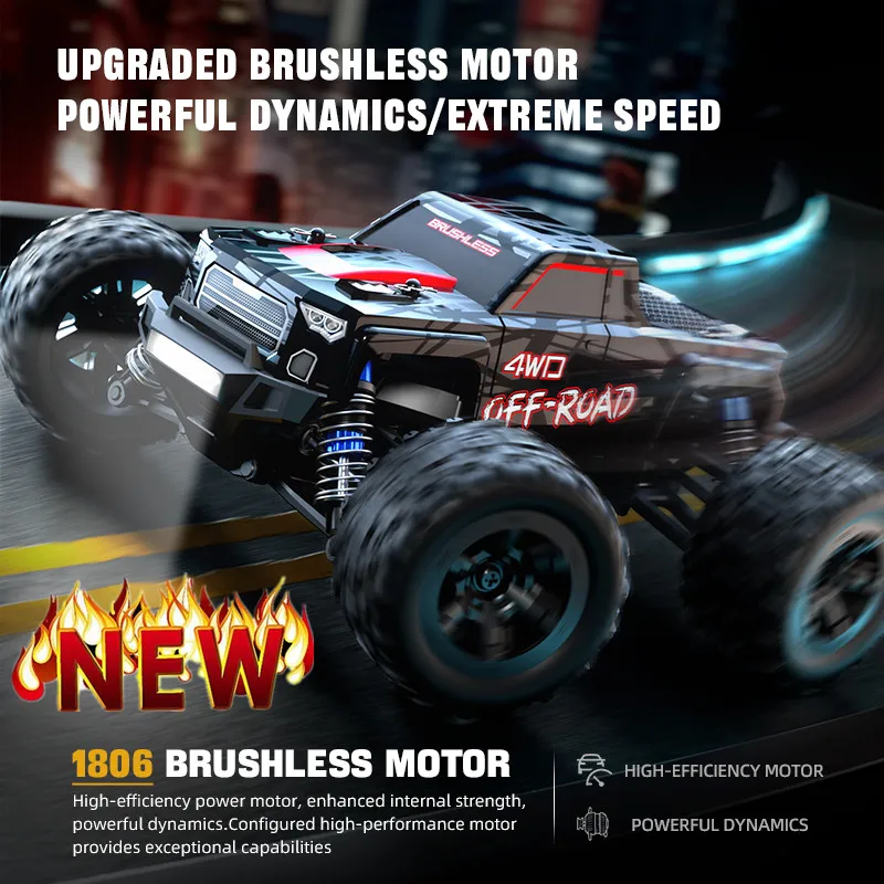 New 4 Wheel Drive 1:16 40KM/h Brushless RC Car Professional Racing Car 2.4G High Speed Off-Road Drift Cars Toys