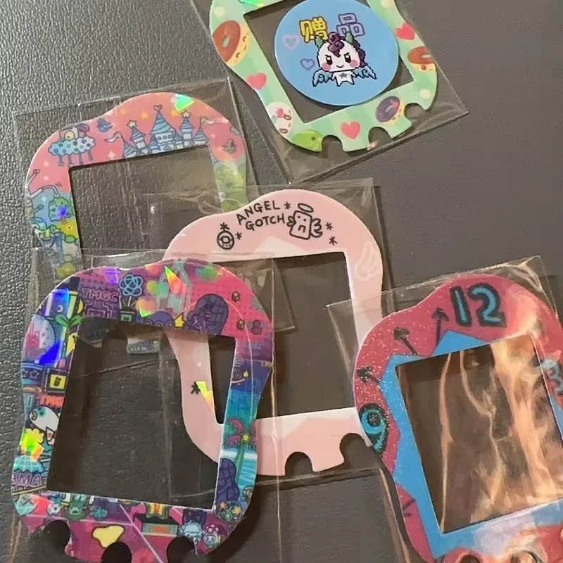 

Новинка, лицевая панель Sanrio Tamagotchi Uni, силиконовая защитная пленка, кавайная наклейка, милый орнамент Hellokitty Tamagotchi, защитный подарок