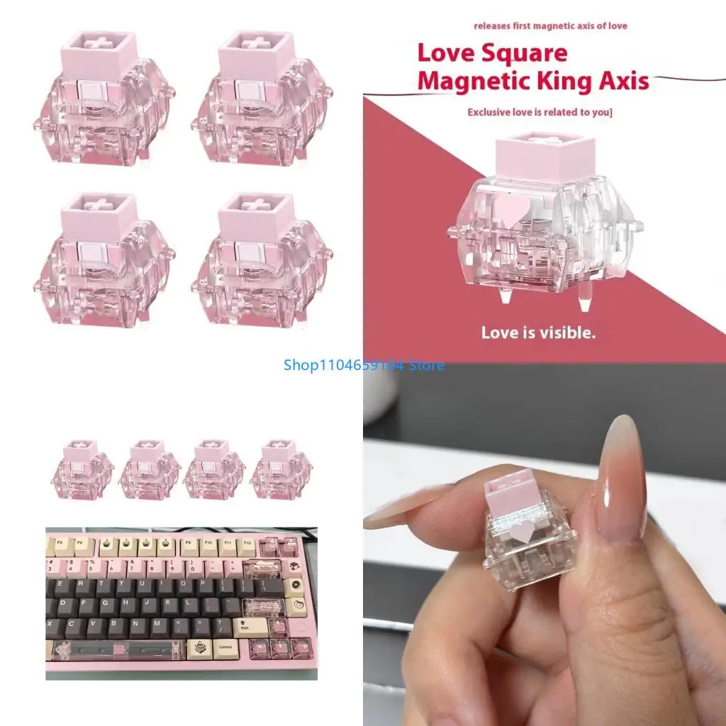 

Love Heart Магнитные переключатели для магнитных клавиатур пластиковой и металлической сборки