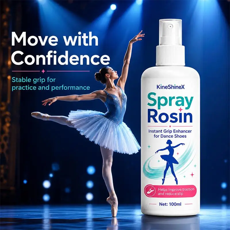 Non-Slip Footwear Grip Spray Improves Traction Fast Absorption for Dance Shoes Running Sneakers Walking Work Use