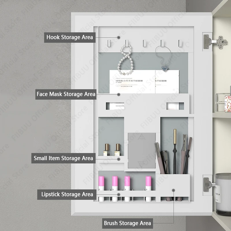 Современный туалетный столик для ванной комнаты со встроенной керамической раковиной, комбинированный настенный плавающий зеркальный шкаф, сливной смеситель