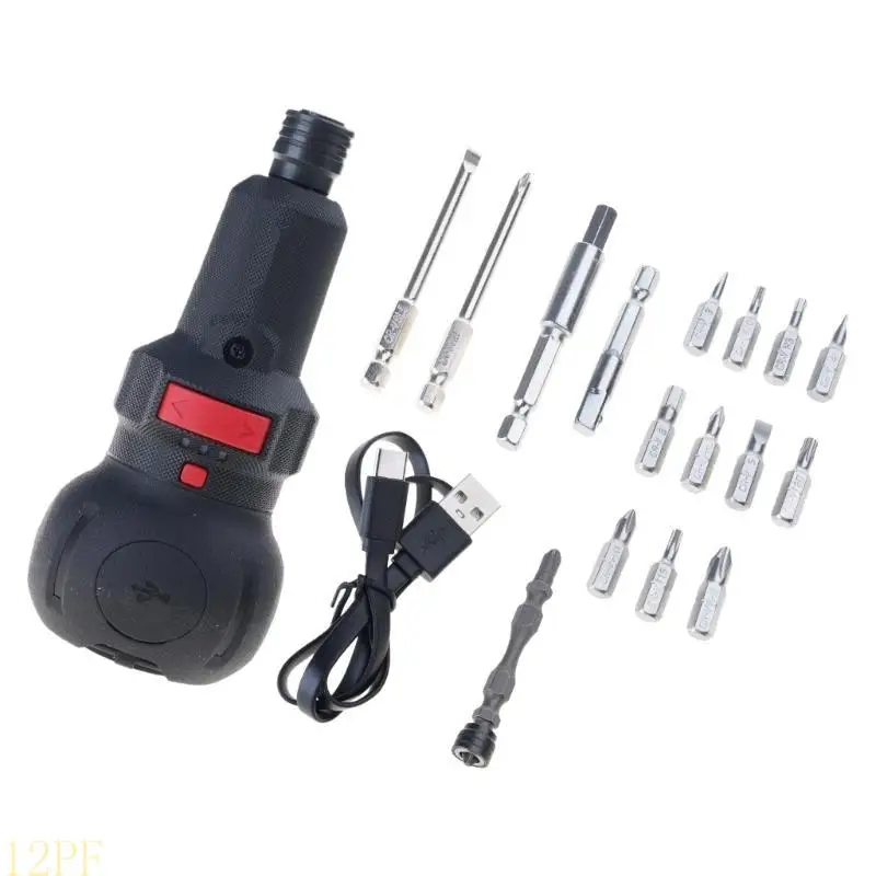 

12PF Беспроводная отвертка для тяжелых условий эксплуатации со светодиодной подсветкой Момент затяжки в ручном режиме 8 Нм