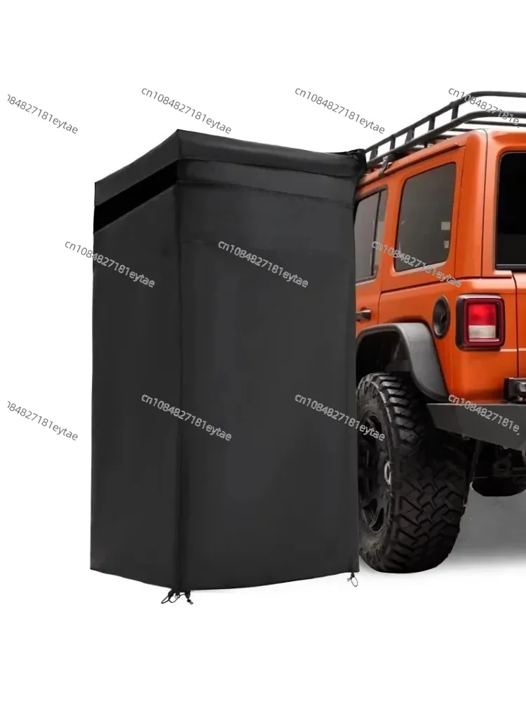 

Adjustable Height Car Side Toilet Tent Camping Shower Sunshade Sand Pit Easy Setup for Outdoor Travel