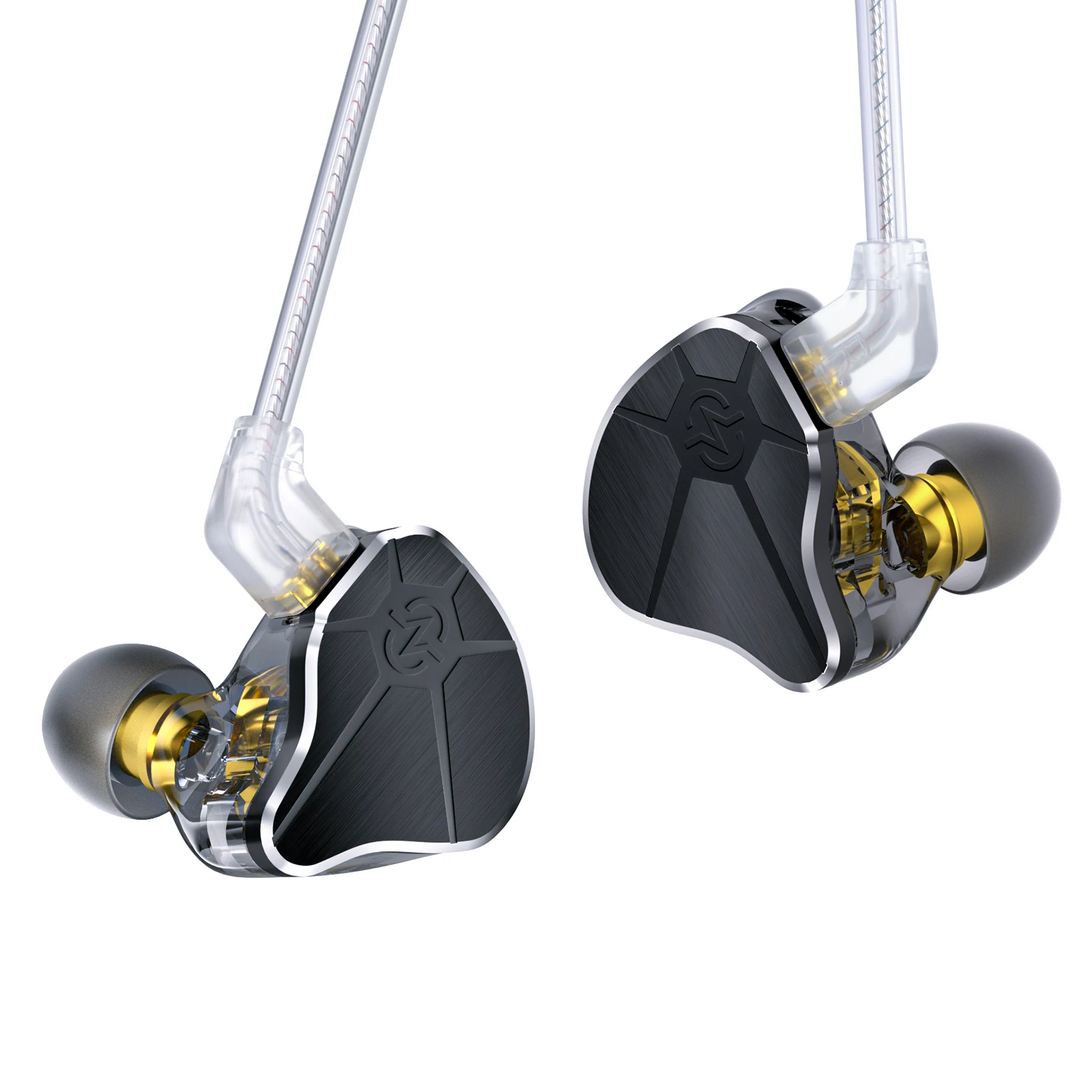 CCZ-Auriculares intra-auriculares híbridos, 2Pin-Z Wided Headest, Auscultadores intra-auriculares, IEM, High Dynamic, Música, Desporto, BC04, 10mm, DD + BA