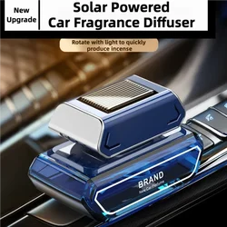Upgraded Car Air Freshener with Solar Fan Enhanced Fragrance Diffusion Elegant Design for Business Stylish Long Lasting Scent
