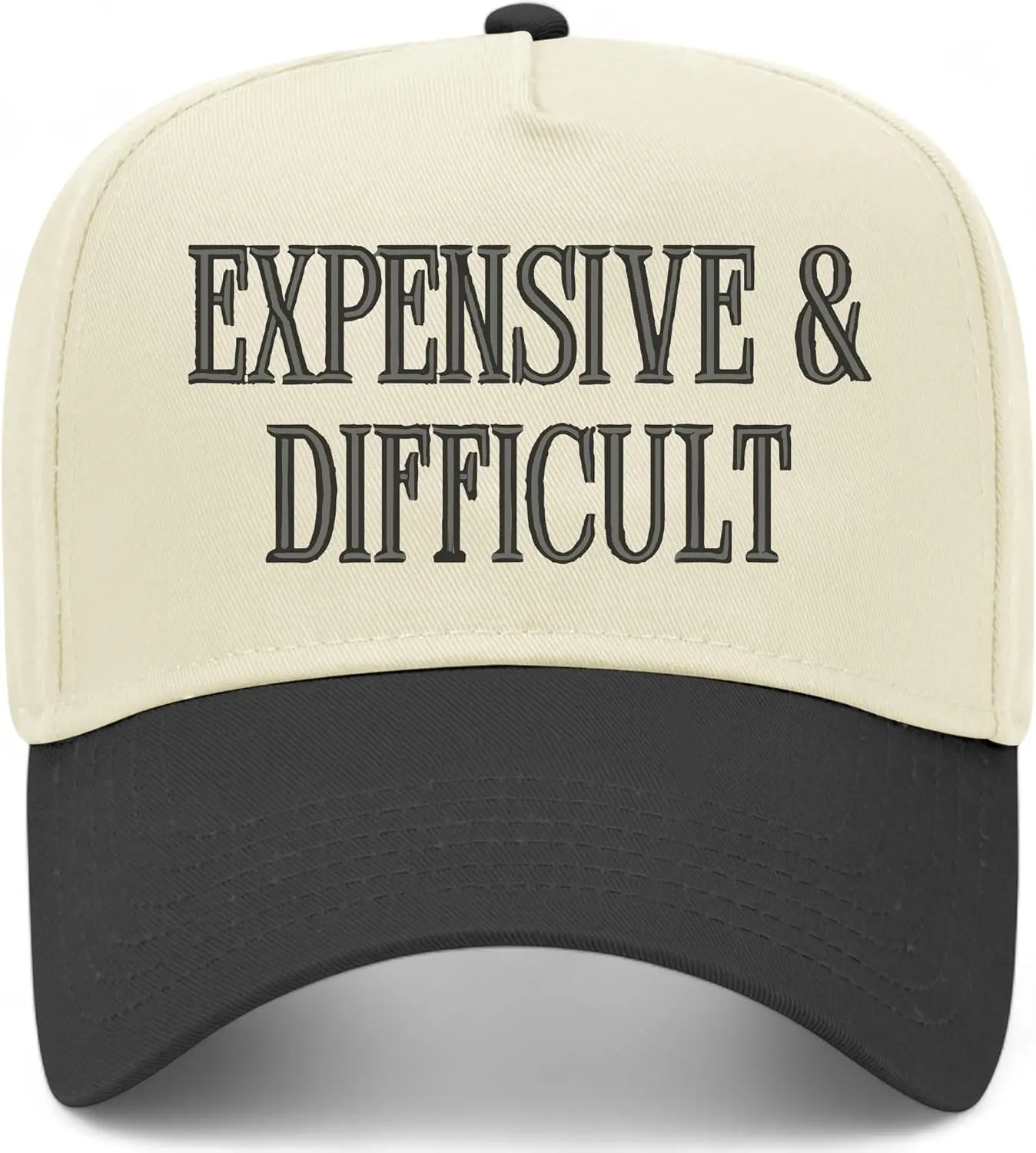 

Expensive & Difficult Vintage Trucker Hat | Premium Snapback Baseball Hat for Men & Women