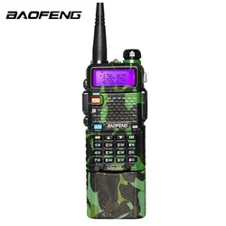 BaoFeng UV5R Two Way Radio Camouflage Green 1700mAh 3800mAh VHF UHF Dual Band Display Handheld Interphone Wireless Communication